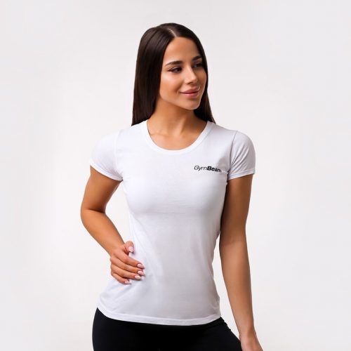 Basic White póló - GymBeam / 34357-white-L / in_stock