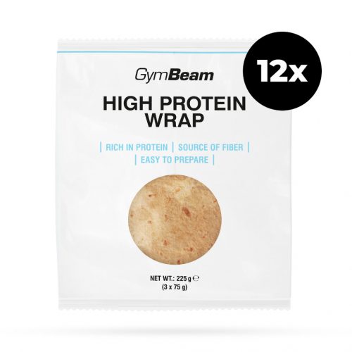 Magas fehérjetartalmú wrap - GymBeam / 95335-2-12x225g / in_stock