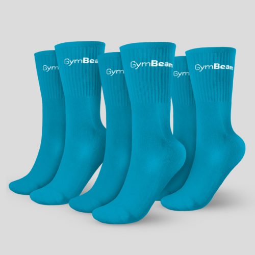 3/4 Socks 3Pack zokni Aquamarine - GymBeam / 79846-2-L/XL / out of stock