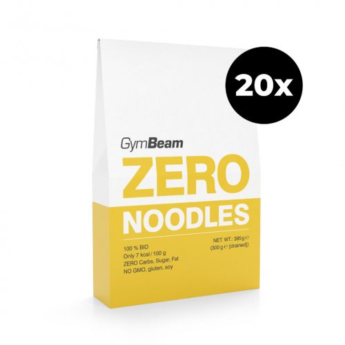 BIO Zero Noodles 385g - GymBeam / 37864-3-20x385g / in_stock