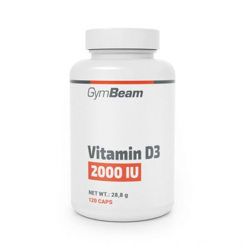 D3-vitamin 2000 IU - GymBeam / 6503-2-120kaps / in_stock