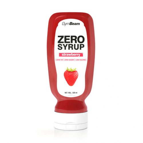 ZERO epres szirup - GymBeam / 8232-1-strawberry / in_stock