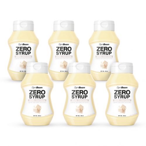 Kalóriamentes szirup White Chocolate - GymBeam / 28816-3-6x350ml / in_stock