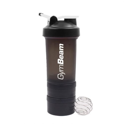 Blend Bottle Black White többrészes shaker - GymBeam / 28477-1-600ml-black-white / in_stock