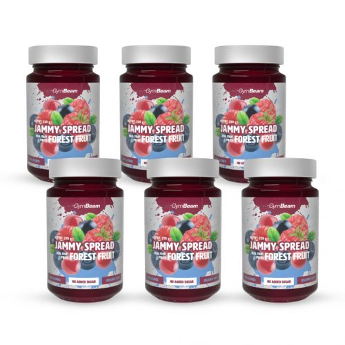 Jammy Spread - GymBeam / 29854-5-6x220g-forestfruit / in_stock