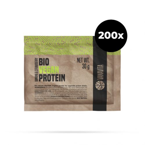 Bio Vegan Protein minta - VanaVita / 45121-3-200x30g-bananastrawberry / out of stock