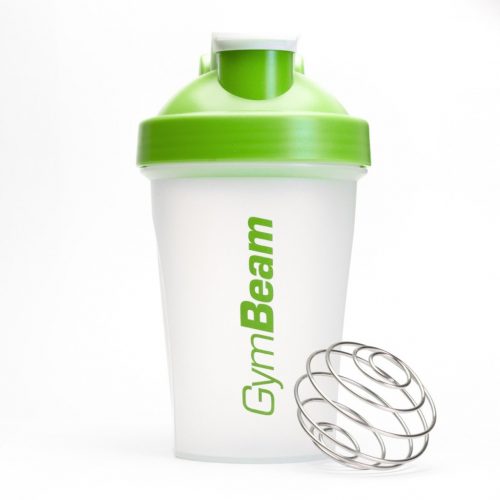 Shaker Blend Bottle átlátszó-zöld 400 ml - GymBeam / 6406-1 / in_stock