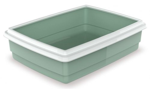 Georplast Jumbo macska alomtálca kerettel 54x40x14cm zöld