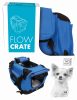 M-PETS FLOW összehajtható kisállatszállító táska XS 41x28x28cm kék