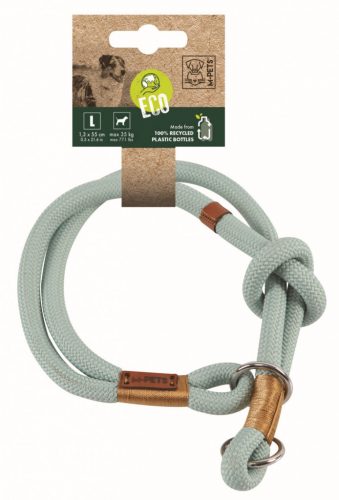 M-PETS Eco nyakörv L 1,3x55cm kék 100% újrahasznosított műanyag max 35kg