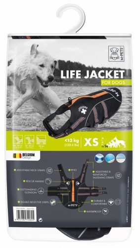 M-PETS kutya mentőmellény XS 28cm 13kg