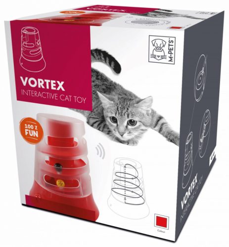 M-PETS Vortex spirál torony interaktív macskajáték 20x22cm