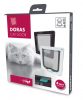 M-PETS Doras 4 irányú macskaajtó 195x190mm/169x160mm barna