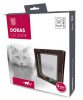 M-PETS Doras 4 irányú alagutas macskaajtó L 250x233mm/208x192mm barna