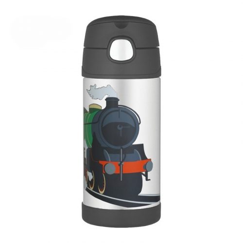 Thermos, Gyerek termosz szívószállal, vonat, 355 ml