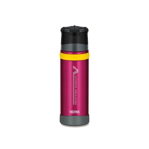 Thermos, Termosz bögrével extrém környezetbe, bíborvörös (burgundi), 500 ml