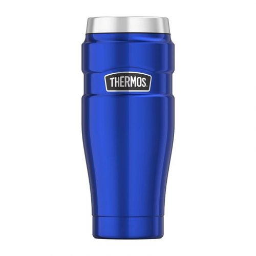 Thermos, Csöpögésmentes termobögre, kék, 470 ml