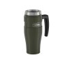 Thermos, Csöpögésmentes termobögre fogóval, keki zöld, 470 ml