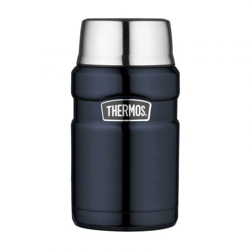 Thermos, Termosz ételekhez bögrével, sötétkék, 710 ml