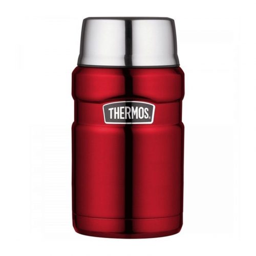 Thermos, Termosz ételekhez bögrével,  piros, 710 ml