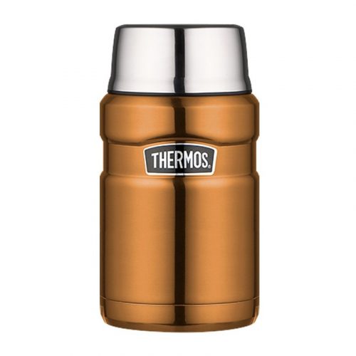 Thermos, Termosz ételre bögrével, rézszínű, 710 ml