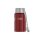 Thermos, Termosz ételekhez összerakható kanállal és bögrével, rustic red, piros, 710 ml