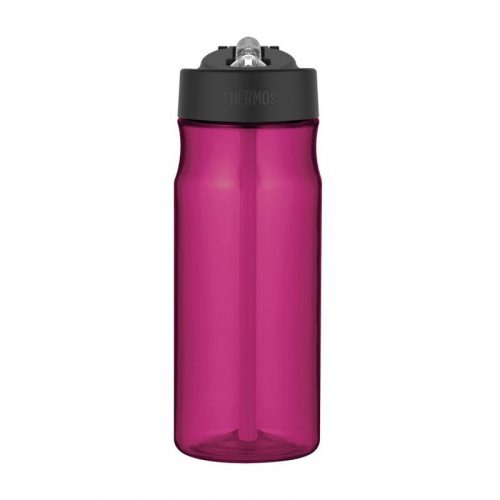 Thermos, Hidratáló kulacs szívószállal, bíborvörös, 530 ml