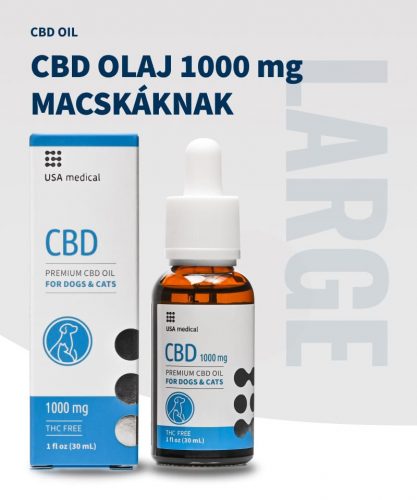 CBD olaj macskáknak 1000 mg CBD / 30 ml