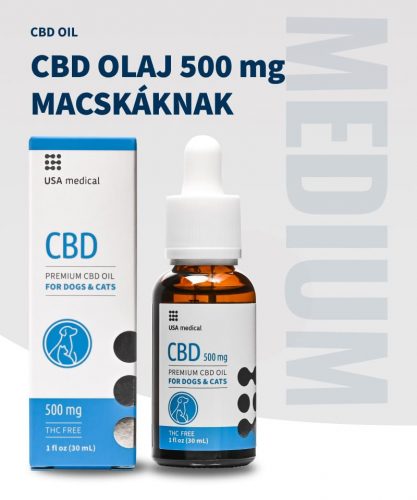 CBD olaj macskáknak 500 mg CBD / 30 ml