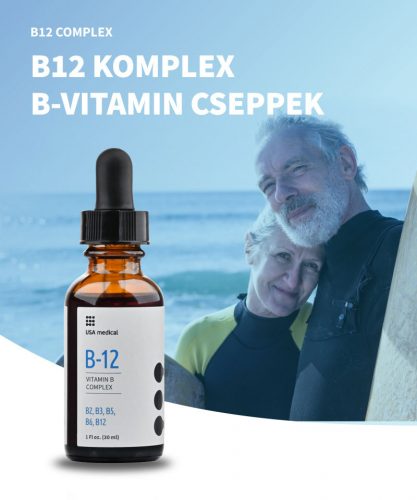 B-12 Komplex B-vitamin cseppek 30 ml